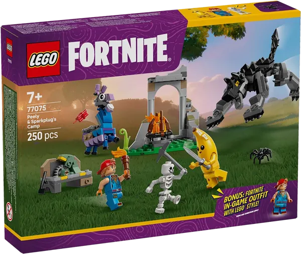 Изображение Конструктор с 7 лет 77075 Лего фортнайт лагерь пили и спаркплаг Лего к/у, 1 шт