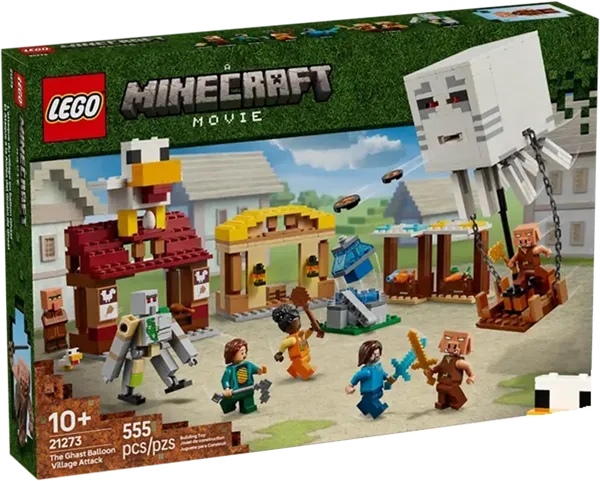 Изображение Конструктор с 10 лет 21273 Лего майнкрафт нападение на деревню Лего к/у, 1 шт