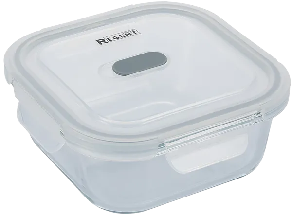 Изображение Контейнер 800мл стекло Регент инокс деско квадратный Регент Рус м/у, 1 шт