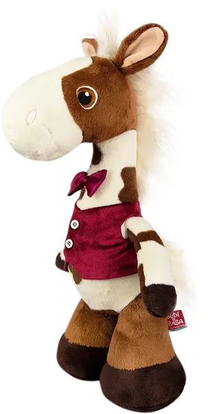 Изображение Мягкая игрушка 38см Будибаса символ года конь мэйс МПП ООО , 1 шт