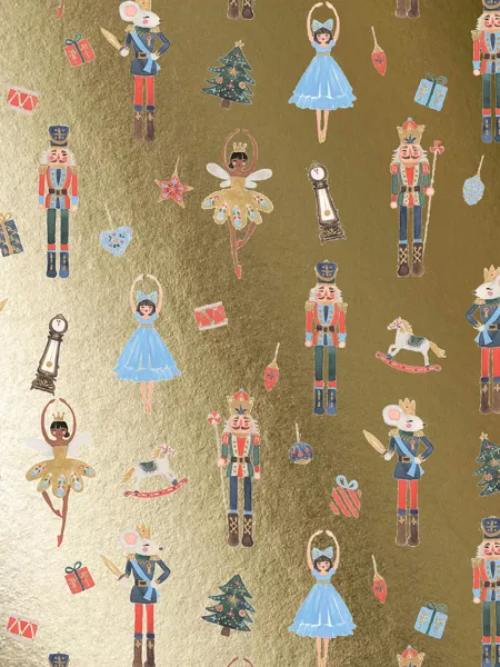 Изображение Бумага 100*70см упаковочная Мэджик Пак щелкунчик фольгированная Феникс-Презент м/у, 1 шт