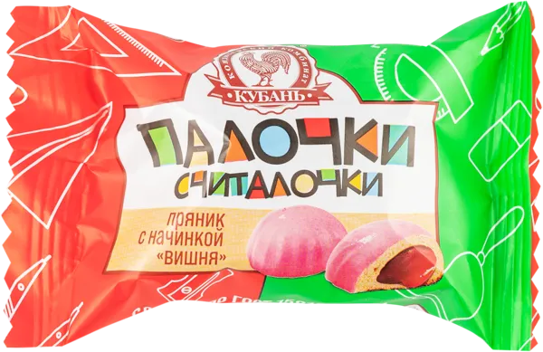 Изображение Пряник г.Тимашевск Палочки-считалочки с вишневой начинкой Кубань КК м/у, 25 г