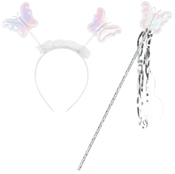 Изображение Набор карнавальный Мэджик Тайм палочка ободок серебристы Феникс-Презент м/у, 1 шт