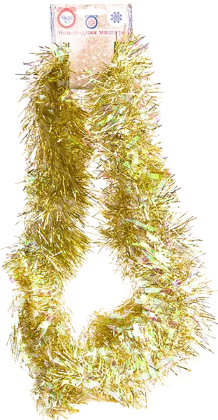 Изображение Мишура 10см*2м Мэджик Тайм желтая Феникс-Презент , 1 шт