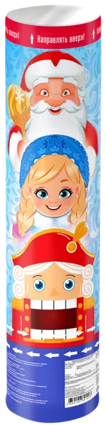 Изображение Хлопушка 20см пневматическая Мэджик Тайм с пожеланием Феникс-Презент , 1 шт