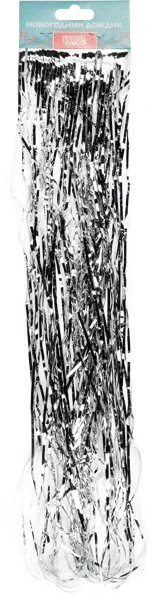 Изображение Дождик 9*100см Время Чудес серебристый Феникс-Презент м/у, 1 шт