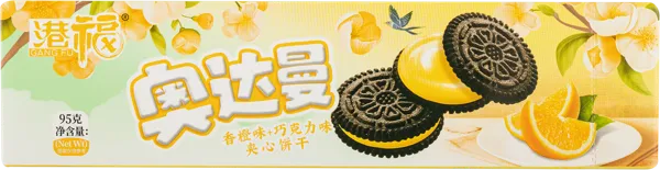 Изображение Печенье сэндвич шоколадное Адаман апельсин Фуцзянь кор, 95 г