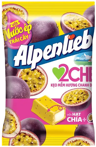 Изображение Конфеты жевательные Альпенлибе маракуйя Перефетти Ван Мелле м/у, 84 г