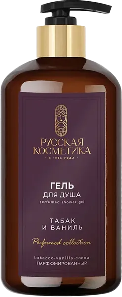 Изображение Гель для душа Русская косметика табак и ваниль Русская косметика п/у, 600 мл