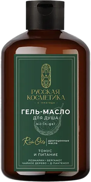 Изображение Гель масло для душа Русская косметика тонус и питание Русская косметика п/у, 400 мл