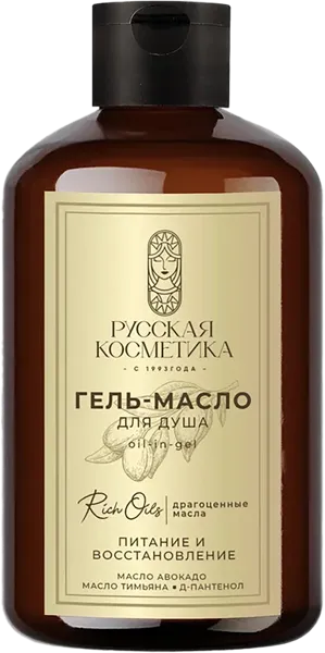 Изображение Гель масло для душа Русская косметика питание и восстановление Русская косметика п/у, 400 мл