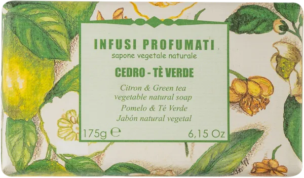 Изображение Мыло туалетное Айтериталия цитрон и зеленый чай БиСиЭс м/у, 175 г