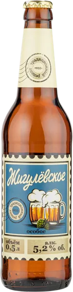 Изображение Пиво светлое Лагер 5,2% Криница Жигулевское особое Криница с/б, 0,5 л