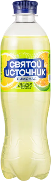 Изображение Напиток газ Святой Источник мандарин лимон Завод Святой Источник п/б, 0,5 л
