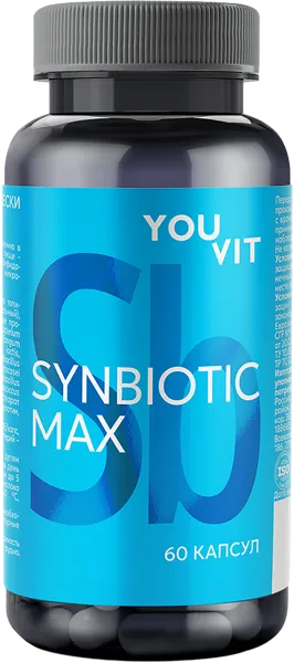 Изображение Синбиотик Ювит мах 350 мг Мирролла п/б, 60 шт
