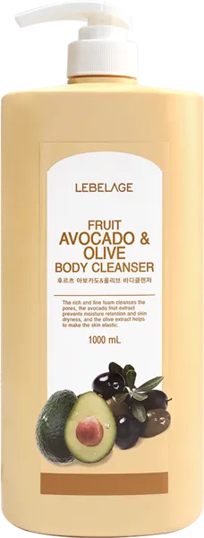 Изображение Гель для душа Лебелаж авокадо и олива Корея Си энд Би п/у, 1 л
