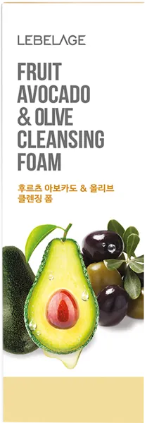 Изображение Пенка для лица очищающая Лебелаж авокадо олива Корея Си энд Би к/у, 100 мл