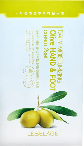 Изображение Крем для ног Лебелаж экстракт оливы Корея Си энд Би к/у, 100 мл