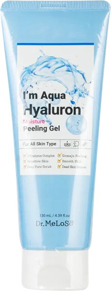 Изображение Пилинг для лица отшелушивающий Мелосо гиалуроновая кислота Скинэпл п/у, 130 мл