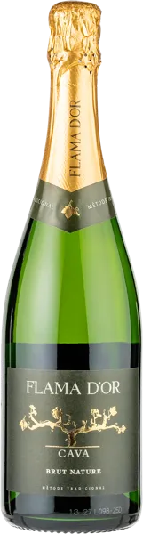 Изображение Вино игристое белое брют натюр Флама Д Ор кава Кастель д Ор с/б, 0,75 л