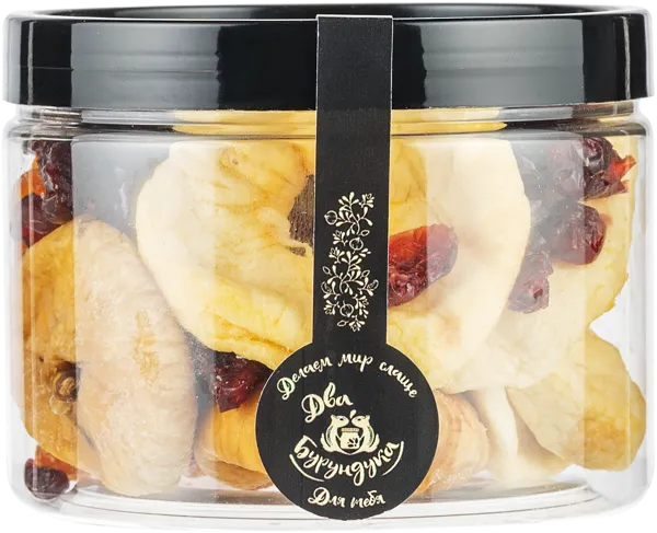 Изображение Ассорти сухофрукты Два бурундука вяленые фрукты ягоды Фольц Е.С. п/б, 180 г