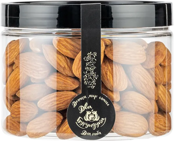 Изображение Миндаль сушеный Два бурундука Фольц Е.С. п/б, 180 г