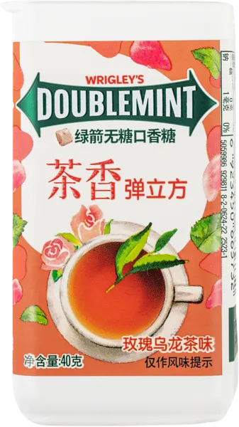 Изображение Жевательная резинка Ригли даблминт чай улун и роза Марс п/б, 40 г