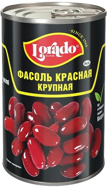 Изображение Фасоль красная Лорадо крупная Пищевик ж/б, 400 г