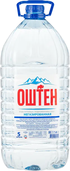 Изображение Вода негаз рН 8,5 Оштен питьевая Майкопская п/б, 5 л