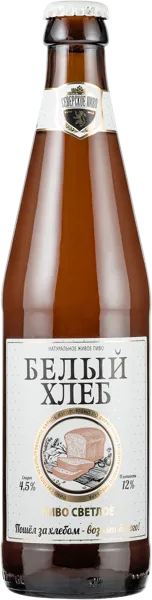 Изображение Пиво светлое Лагер 4,5% Северское белый хлеб Северское пиво с/б, 0,45 л