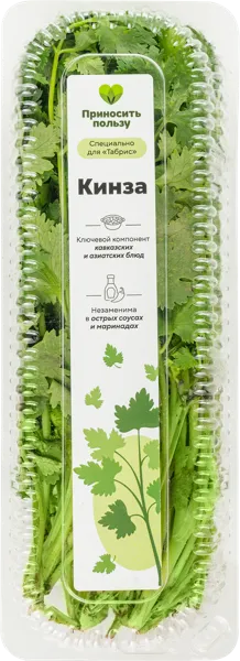 Изображение Зелень Табрис кинза Вита лоток, 100 г