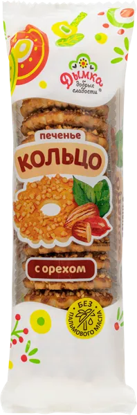 Изображение Печенье Дымка кольцо с орехом Дымка КФ м/у, 225 г
