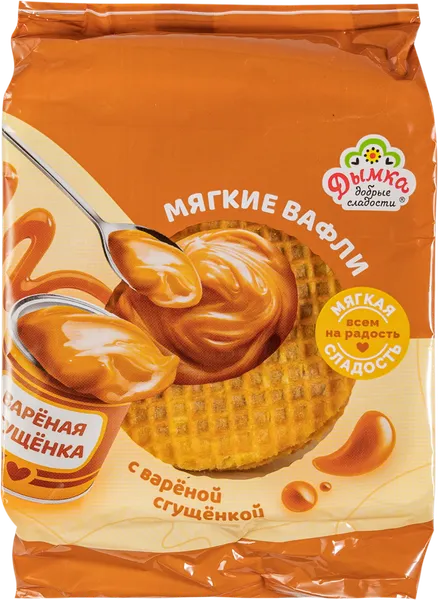 Изображение Вафли мягкие Дымка вареная сгущенка Дымка КФ м/у, 150 г