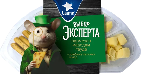 Изображение Сыр нарезка Лайме ассорти №1 Продлайн п/у, 110 г