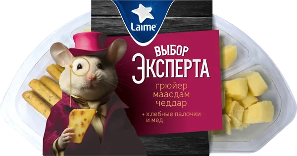 Изображение Сыр нарезка Лайме ассорти №2 Продлайн п/у, 110 г