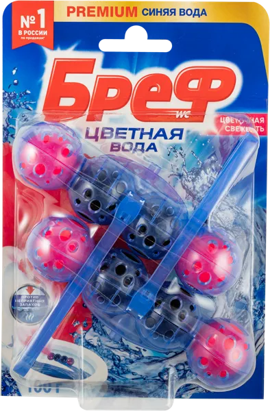 Изображение Средство для унитаза Бреф колор актив цветочная свежесть Хенкель к/у, 100 г