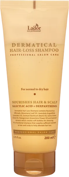 Изображение Шампунь для тонких волос Ладор от выпадения Ньюген косметикс п/у, 200 мл