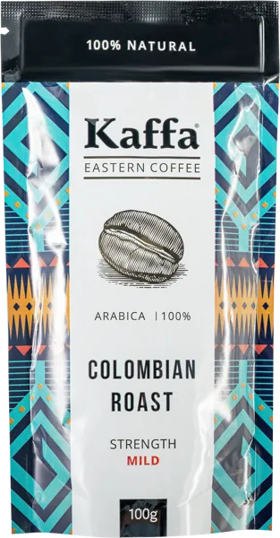 Изображение Кофе молотый Каффа колумбийский 100% арабика Квадра Импекс м/у, 100 г