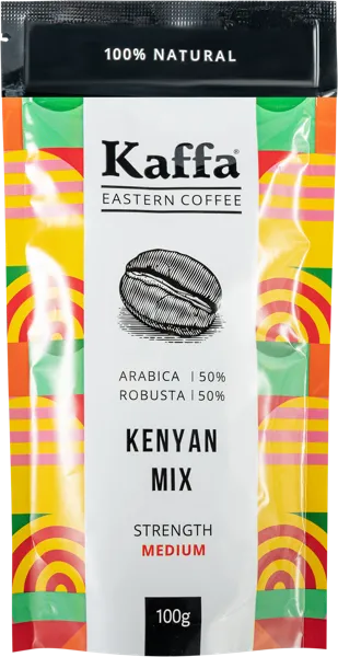 Изображение Кофе молотый Каффа кенийский 50% арабика Квадра Импекс м/у, 100 г