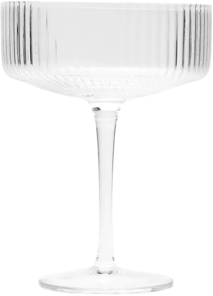 Изображение Бокал 300мл для коктейлей НД плэй креманка рельефная Хэцзянь Цзятэн Гласс к/у, 1 шт