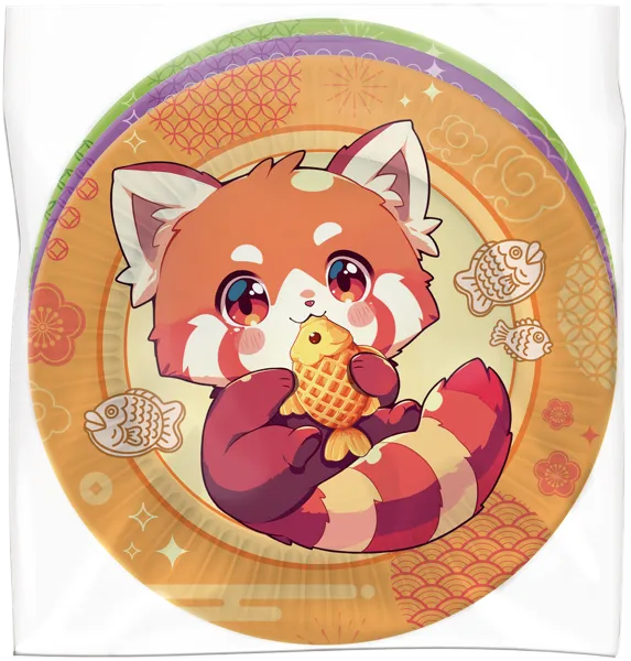 Изображение Одноразовая посуда 23см НД плэй тарелка азиатская еда Гриф-Люкс ООО м/у, 6 шт