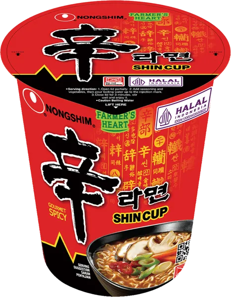 Изображение Лапша быстрого приготовления Нонгшим шин рамен Нонгшим к/у, 72 г