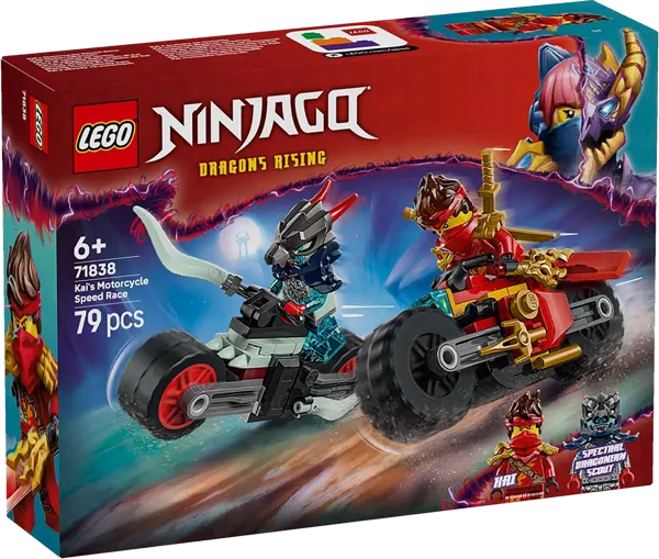 Изображение Конструктор с 6 лет 71838 Лего ниндзяго гонка на мотоцикле кая Лего к/у, 1 шт