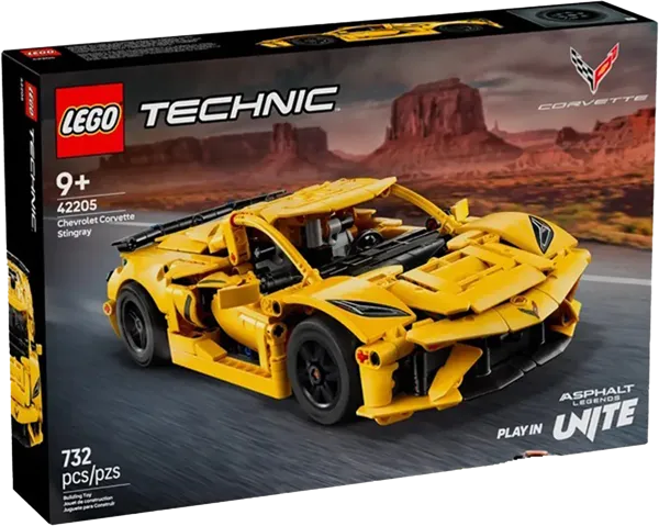Изображение Конструктор с 9 лет 42205 Лего техник шевроле корвет стингрей Лего к/у, 1 шт