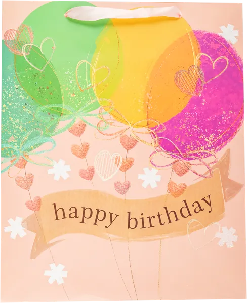 Изображение Пакет 26*32см бумажный Табрис воздушные шары Джинхуа Синкань , 1 шт