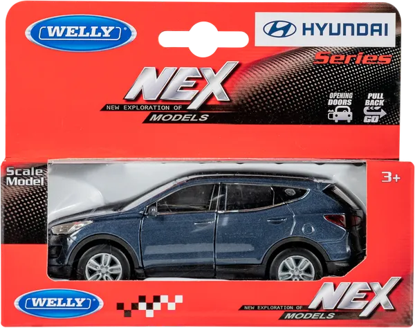 Изображение Машина 1:38 Велли хендай санта фе Велли Фэктори ЛТД к/у, 1 шт