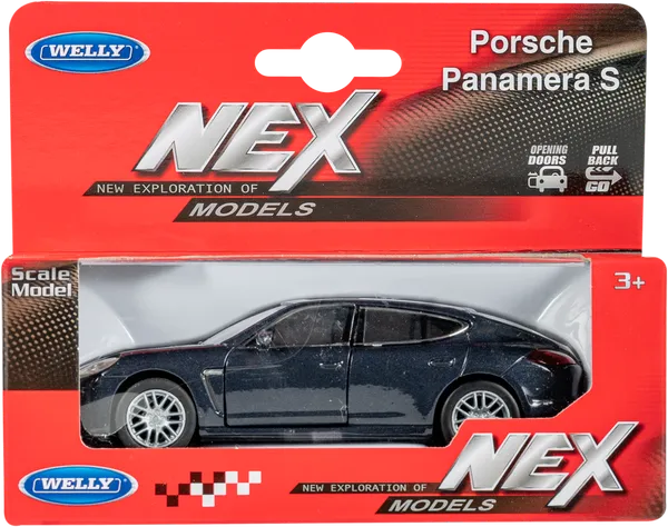 Изображение Машина 1:38 Велли порше панамера s Велли Фэктори ЛТД к/у, 1 шт