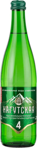 Изображение Мин вода газ рН 6,7 Нагутская-4 лечебно-столовая Рокадовские Мин Воды с/б, 0,5 л