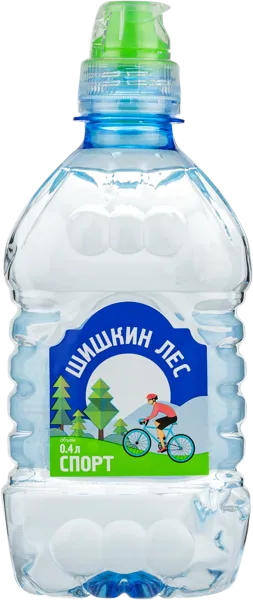 Изображение Вода негаз рН 7,6 Шишкин лес питьевая спорт Шишкин Лес Торг п/б, 0,4 л