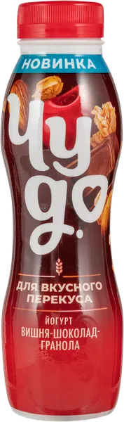 Изображение Йогурт 2,2% Чудо вишня шоколад гранола ВБД п/б, 260 мл